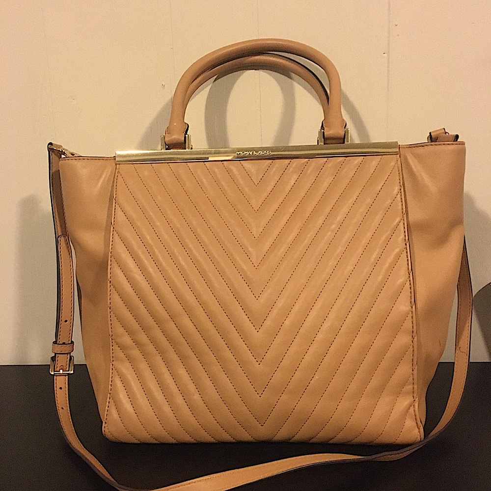 Brown Leather Michael Kors Purse